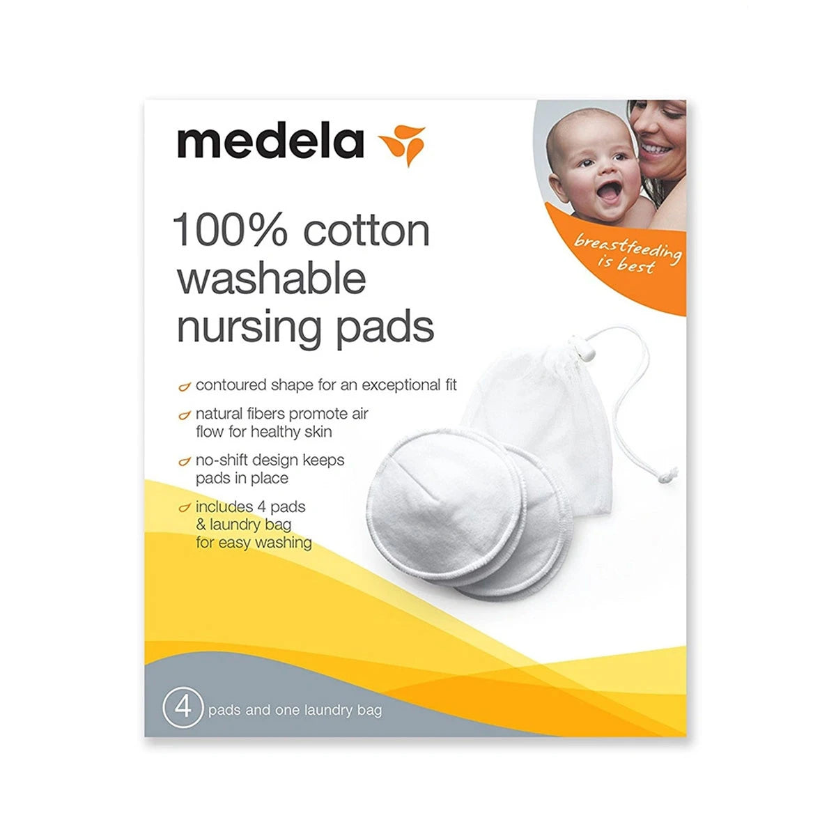 Medela Washable Nursing Pads  4pk – CRAVINGS maternity-baby-kids