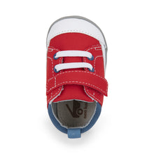 Load image into Gallery viewer, See Kai Run | Red &amp; Blue Stevie First Walker Shoes