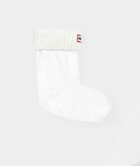 Hunter Boots Original Kids Cable Knit Cuff Boot Socks