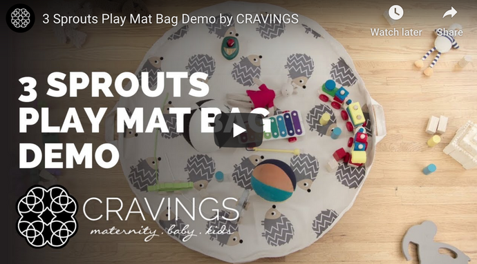 3 Sprouts Play Mat Bag Demo