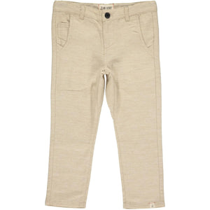 Me & Henry | Beige Antony Soft Cotton Pants