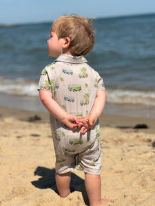 Me & Henry | Campervan Molokai Printed Romper