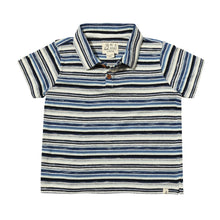 Load image into Gallery viewer, Me &amp; Henry | Navy Stripe Admiral Polo Top