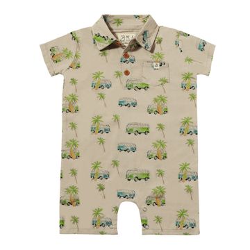 Me & Henry | Campervan Molokai Printed Romper