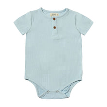 Load image into Gallery viewer, Me &amp; Henry | Blue Rib Jibe Onesie