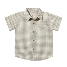 Load image into Gallery viewer, Me &amp; Henry | Grey Plaid Newport Woven Shirt