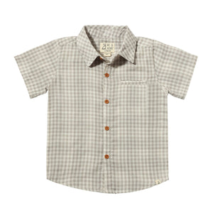 Me & Henry | Grey Plaid Newport Woven Shirt