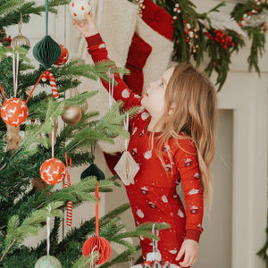 Petit Lem | Holiday Print Children's PJ Set