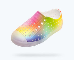 Native | Rainbow Blur Jefferson Print Child Shoes