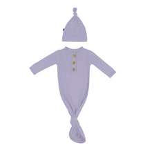 Load image into Gallery viewer, Kyte Baby | Ribbed Knotted Gown with Hat Set