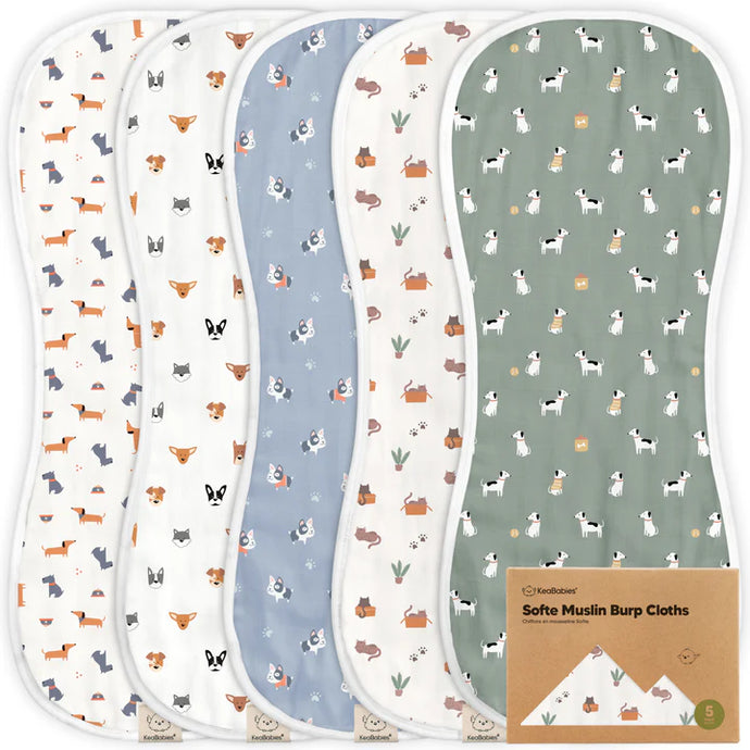 Keababies | 5 Pack Burb Cloths