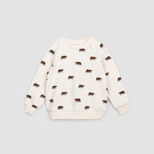 Load image into Gallery viewer, Miles the Label | Grizzly on Creme Child Sweatshirt