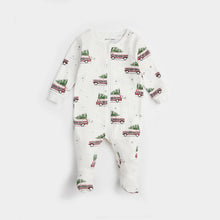 Load image into Gallery viewer, Petit Lem Christmas Footed Sleeper