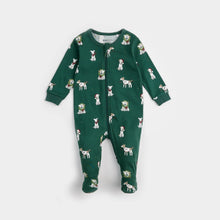 Load image into Gallery viewer, Petit Lem Christmas Footed Sleeper