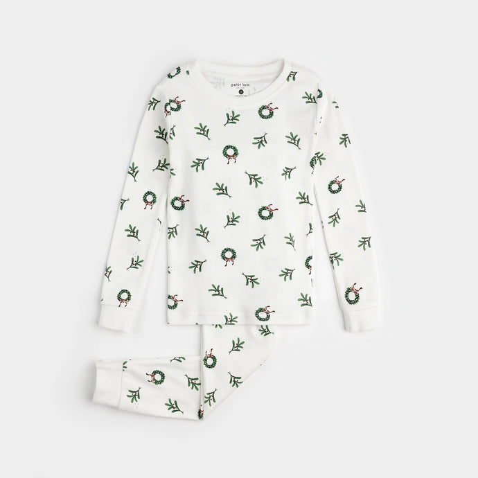 Petit Lem Kid's Christmas Pajama Sets