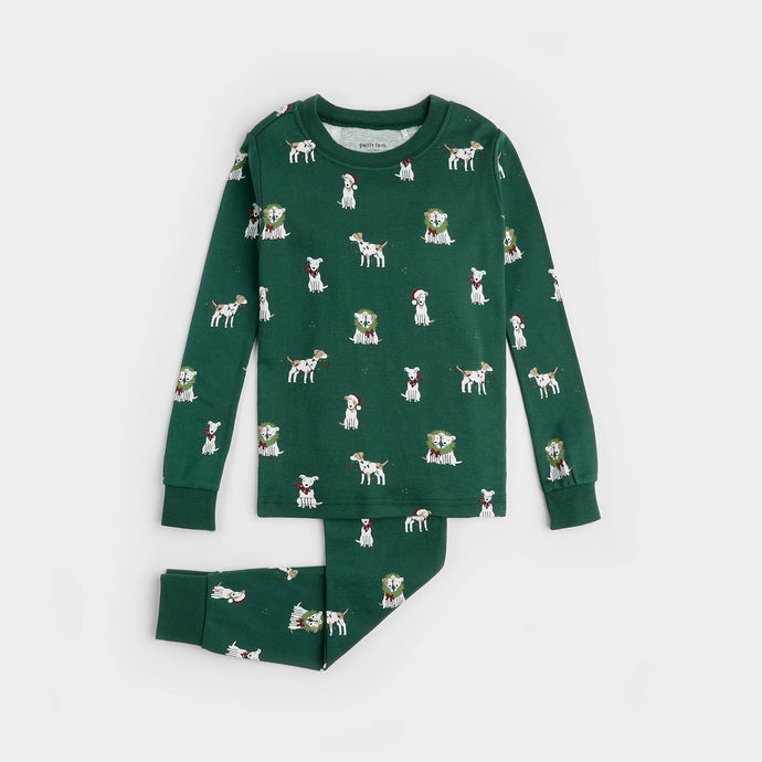 Petit Lem Baby's Christmas Pajama Sets