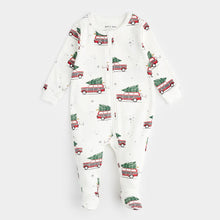 Load image into Gallery viewer, Petit Lem | Holiday Print Baby Sleeper