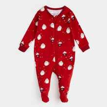 Load image into Gallery viewer, Petit Lem | Holiday Print Baby Sleeper