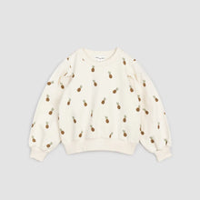 Load image into Gallery viewer, Miles the Label | Pineapple on Creme Baby Sweatshirt