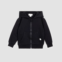 Load image into Gallery viewer, Miles the Label | Black Zip-Up Hoodie