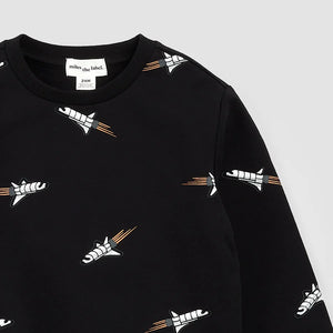 Miles the Label | Rocket Ship Sweatshirt