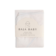 Load image into Gallery viewer, Baja Baby | Bamboo + Cotton Hooded Towel