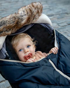 7AM Enfant | Tundra Black Car Seat Cocoon