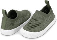 Load image into Gallery viewer, Jan &amp; Jul | Army Green Breeze Knit Slip On Shoe