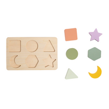 Load image into Gallery viewer, Pearhead | Wooden Shapes Puzzle