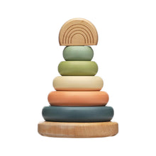 Load image into Gallery viewer, Pearhead | Wooden Stacking Toy Tower
