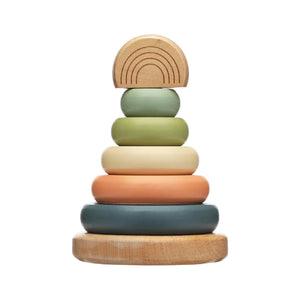 Pearhead | Wooden Stacking Toy Tower