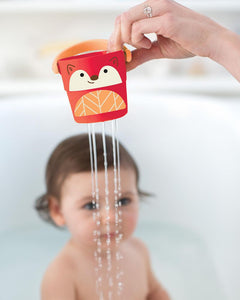 Skip Hop Zoo Stack & Pour Buckets Bath Toy
