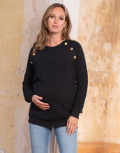Load image into Gallery viewer, Seraphine | Ribbed Cotton Maternity &amp; Nursing Sweater