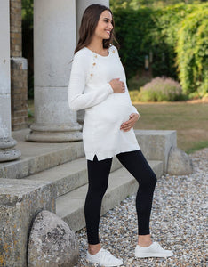 Seraphine | Amalia Maternity & Nursing Ribbed Cotton Sweater
