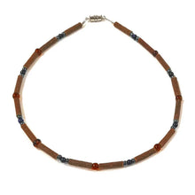 Load image into Gallery viewer, Pure Hazelwood | Teething Necklace with Amber | 11&quot;