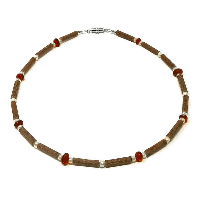 Pure Hazelwood | Teething Necklace with Amber | 13