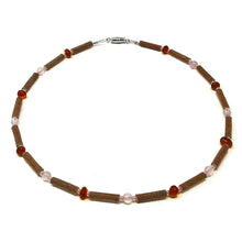 Load image into Gallery viewer, Pure Hazelwood | Teething Necklace with Amber | 11&quot;