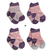 Load image into Gallery viewer, Perlimpinpin 4pk Baby Socks