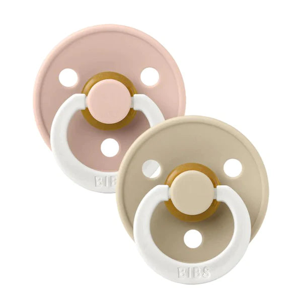 BIBS | Colour GLOW Pacifiers 2pk | 6-18 months