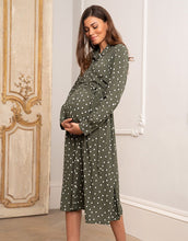 Load image into Gallery viewer, Seraphine | Bless Maternity &amp; Nursing Midi Wrap Dress
