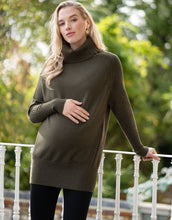 Load image into Gallery viewer, Seraphine | Brea Maternity &amp; Nursing Roll Neck Sweater