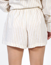 Load image into Gallery viewer, Brunette the Label | Striped Shorts in Almond Milk