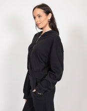 Load image into Gallery viewer, Brunette the Label | Waffle Knit Full Zip Middle Sister Hoodie