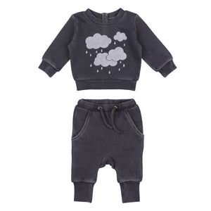 L'oved Baby | Cozy Graphic Sweatshirt & Jogger Set