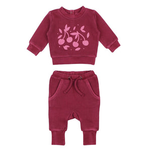 L'oved Baby | Cozy Graphic Sweatshirt & Jogger Set