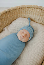 Load image into Gallery viewer, Copper Pearl | Rib Knit Swaddle Blanket
