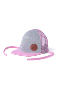 L&P Apparel | Pink Orleans Mesh Snapback Cap | Legendary Fit