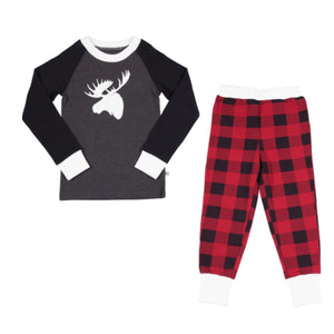 Lola & Taylor Country Moose Kid's Pajamas