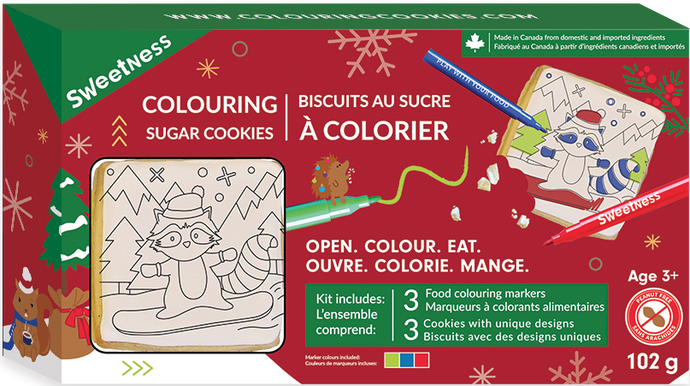 Sweetness Colouring Sugar Cookie Kit | 3pk