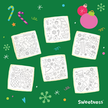 Load image into Gallery viewer, Sweetness Christmas Colouring Sugar Cookie Kit | 6pk